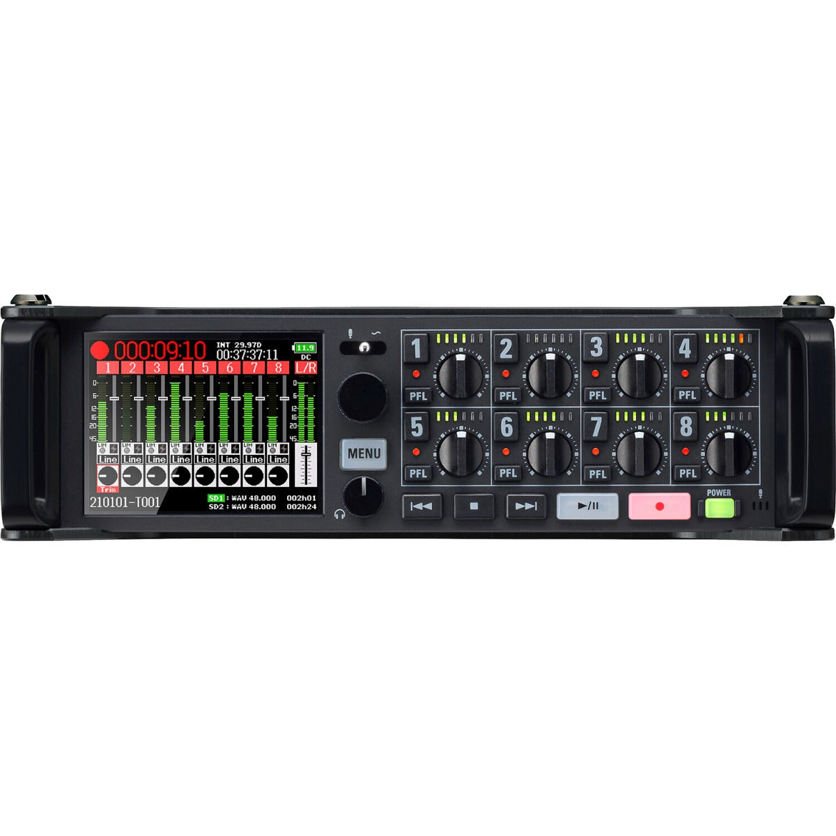 Zoom F8n Pro – 8-Input Multitrack Field Recorder | Soundium