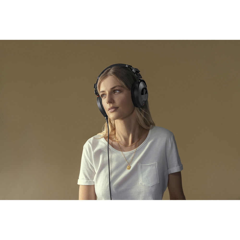 Rode NTH-100 studio headphones with over-ear design and adjustable headband, black color, and cushioned ear cups.