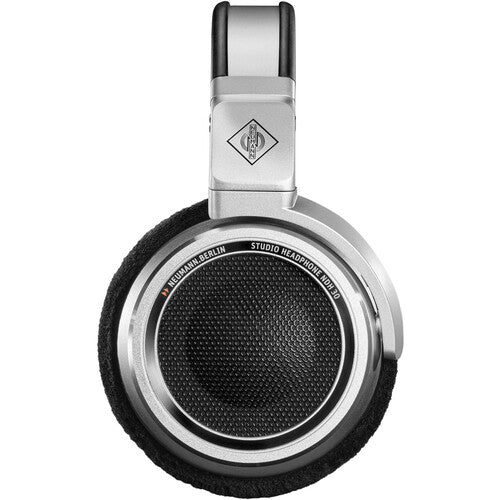 Neumann NDH 30 studio headphones with black over-ear design, adjustable headband, and cushioned ear cups for professional audio mixing.