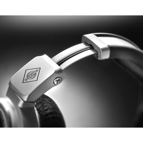 Neumann NDH 30 studio headphones with over-ear design and padded ear cups, ideal for professional audio monitoring.