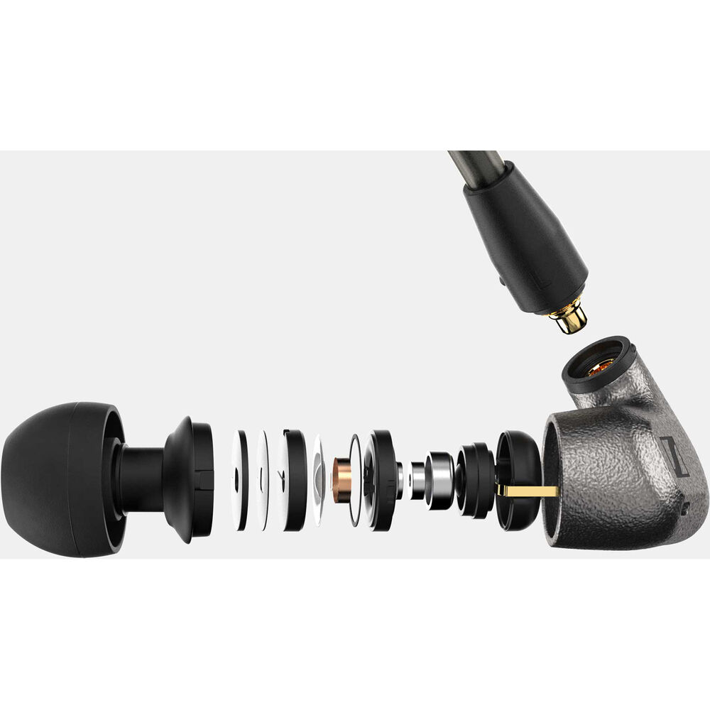 Sennheiser IE 600 head-fi headphones with sleek design and soft ear tips, perfect for immersive sound experiences.