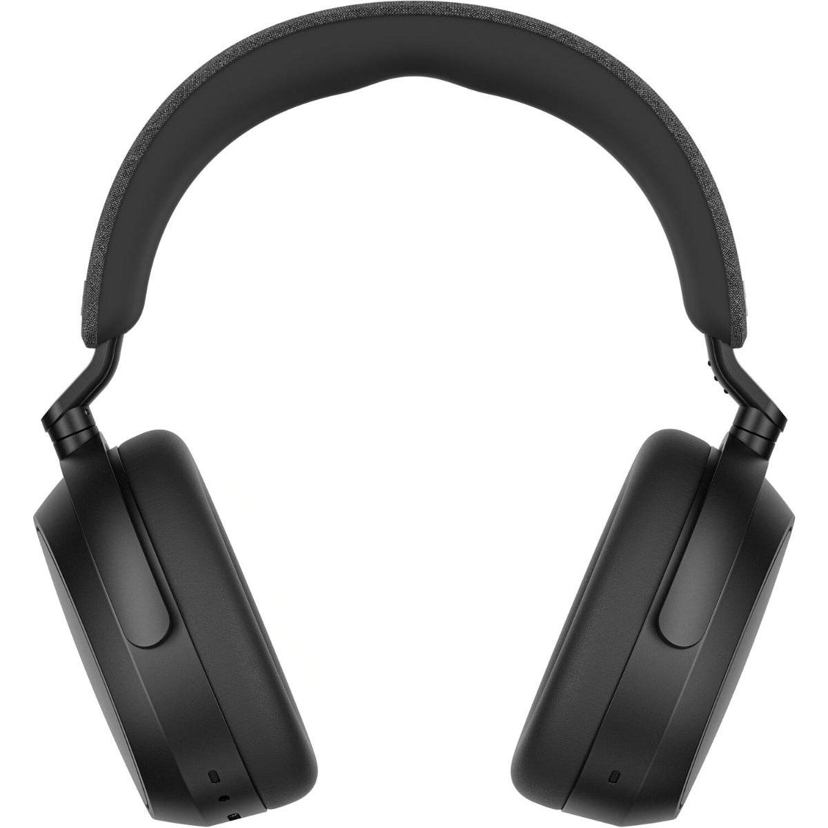 Sennheiser Momentum 4 Wireless headphones with over-ear design and sleek black finish, featuring cushioned ear cups.
