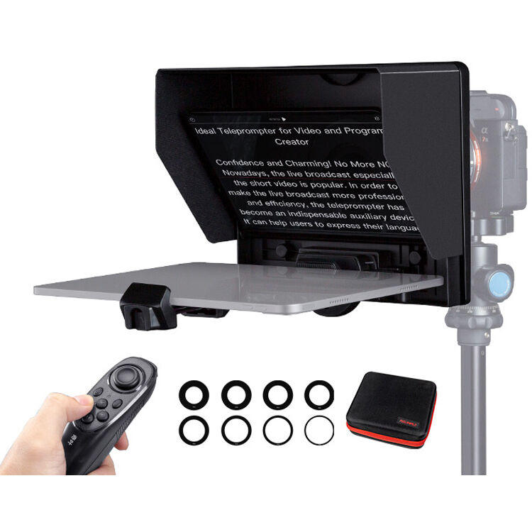 Feelworld TP10 Portable 10" Folding Teleprompter DSLR