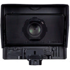 Feelworld TP10 portable 10-inch folding teleprompter for DSLR cameras showing the compact, foldable design and clear screen.