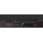 Sennheiser Ambeo Soundbar Plus with sleek black design and multiple speaker drivers for immersive TV sound.