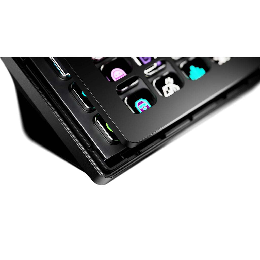 Elgato Stream Deck MK2 video editing controller with customizable LCD keys and compact design for streamers and content creators.