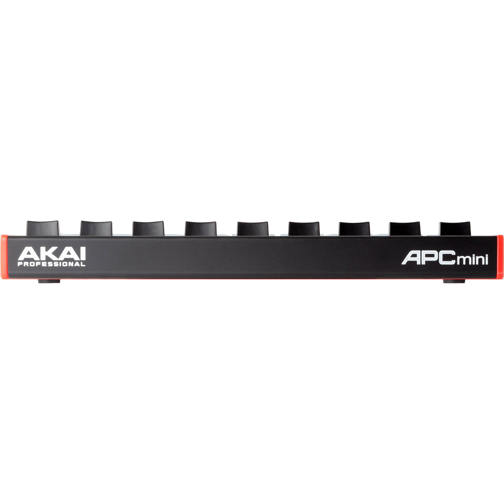 Akai Professional APC Mini MK2 MIDI controller with 16 pads, knobs, and buttons for music production and live performance.