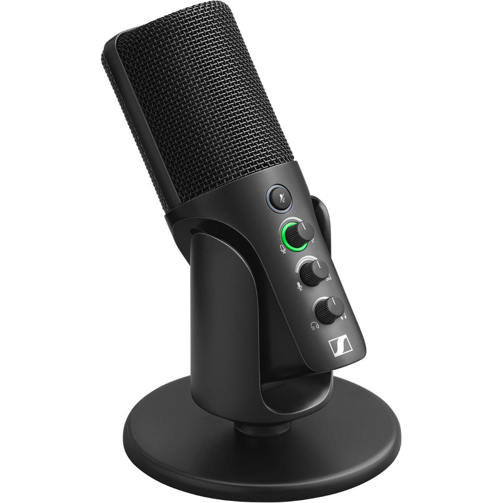 Sennheiser Profile USB-C microphone with sleek design and USB-C connector, ideal for professional recording and streaming.