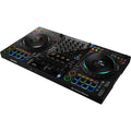 Pioneer DJ DDJ-FLX10 DJ controller with jog wheels, mixers, and control knobs for professional DJ setup.