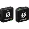 Rode Wireless ME creator wireless microphone system with compact transmitter and receiver for high-quality audio recording.