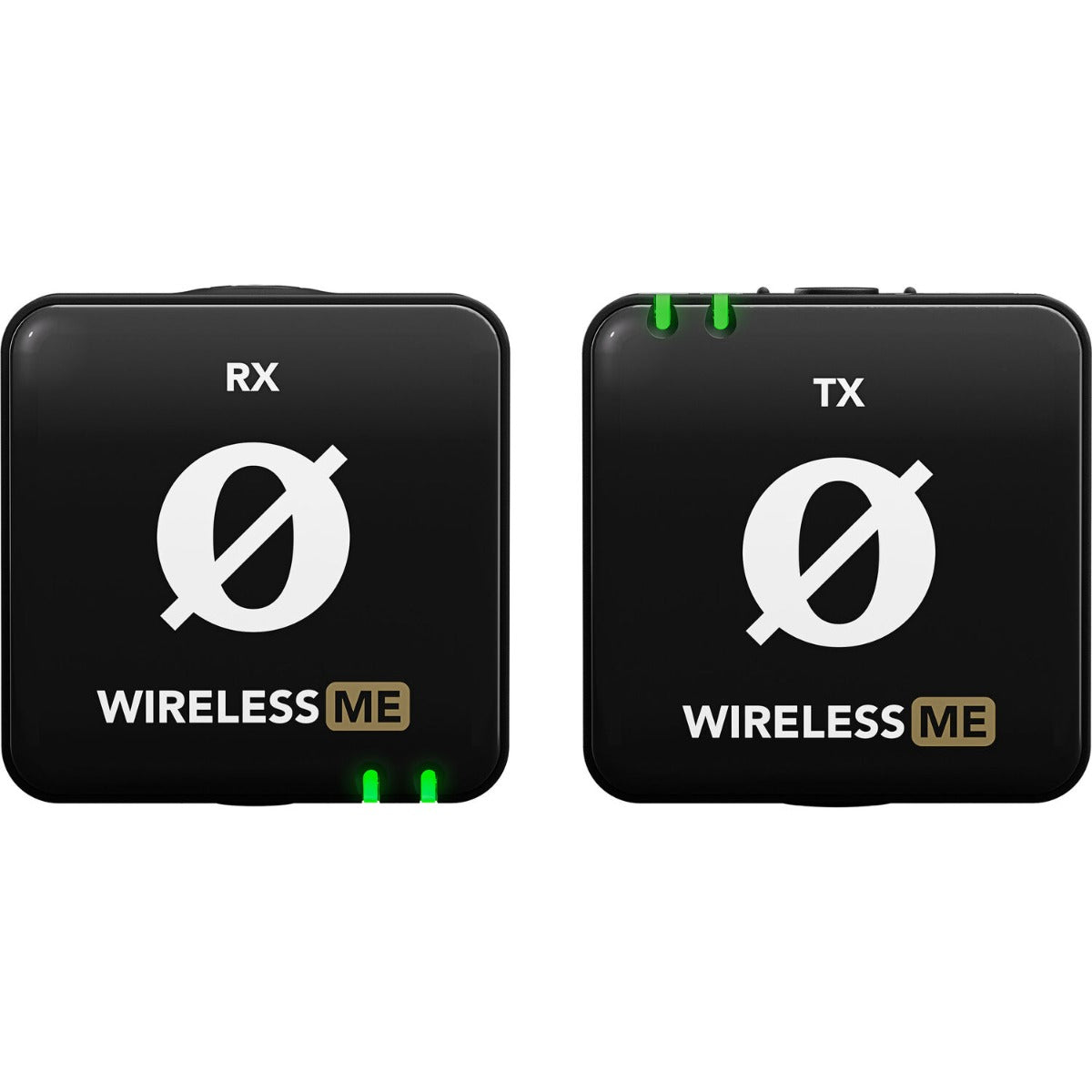 Rode Wireless ME creator wireless microphone system with compact transmitter and receiver for high-quality audio recording.