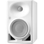 Neumann KH 120 II active nearfield monitors with sleek black enclosures and control knobs on the front panel.
