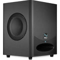 Kali Audio WS-6.2 subwoofer with black enclosure and front-facing port, designed for high-quality sound reproduction.