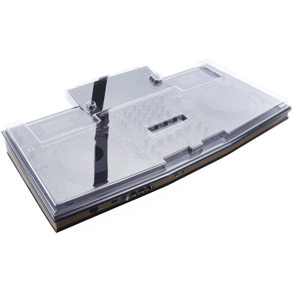 Decksaver Pioneer Opus-Quad DJ cover protecting DJ equipment with a durable, transparent plastic design.
