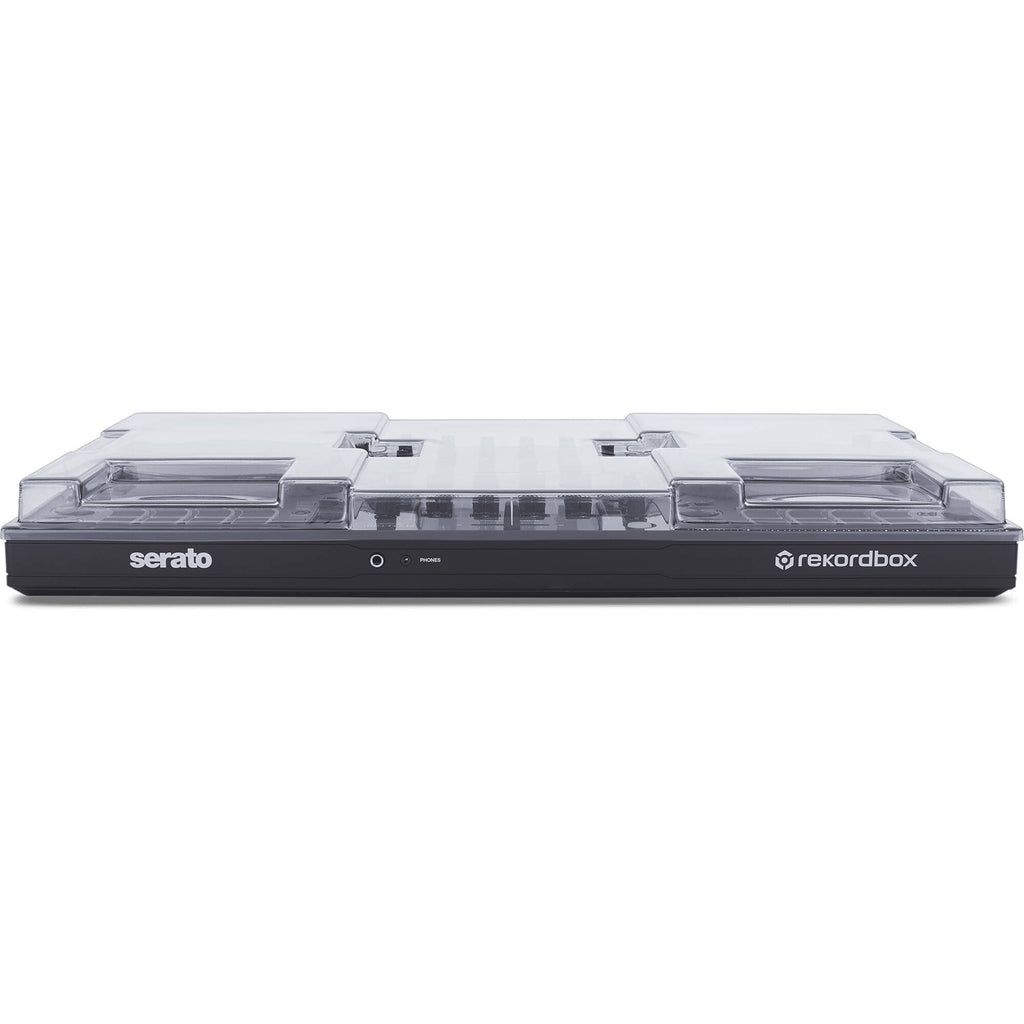 Decksaver Pioneer DDJ-FLX10 DJ cover showing a sleek black protective case designed for Pioneer DDJ-FLX10 controller.