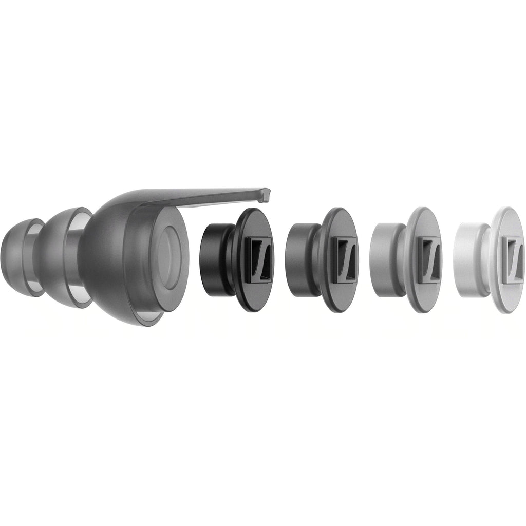 Sennheiser SoundProtex Plus hearing protection ear muffs with noise-canceling design and adjustable headband.