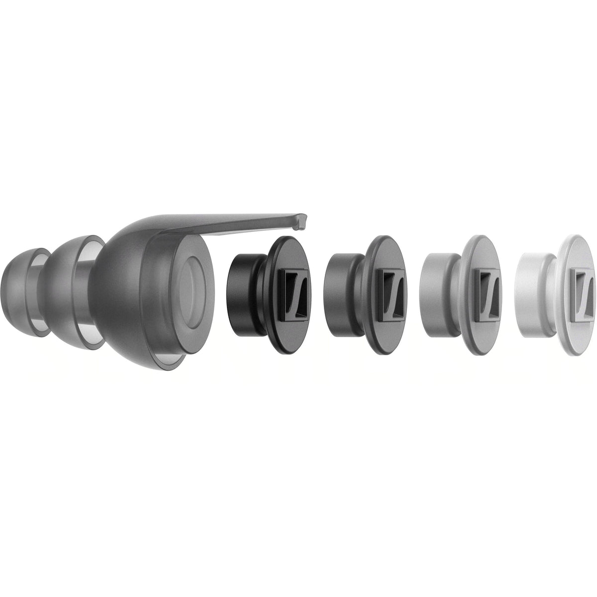 Sennheiser SoundProtex Plus hearing protection ear muffs with noise-canceling design and adjustable headband.