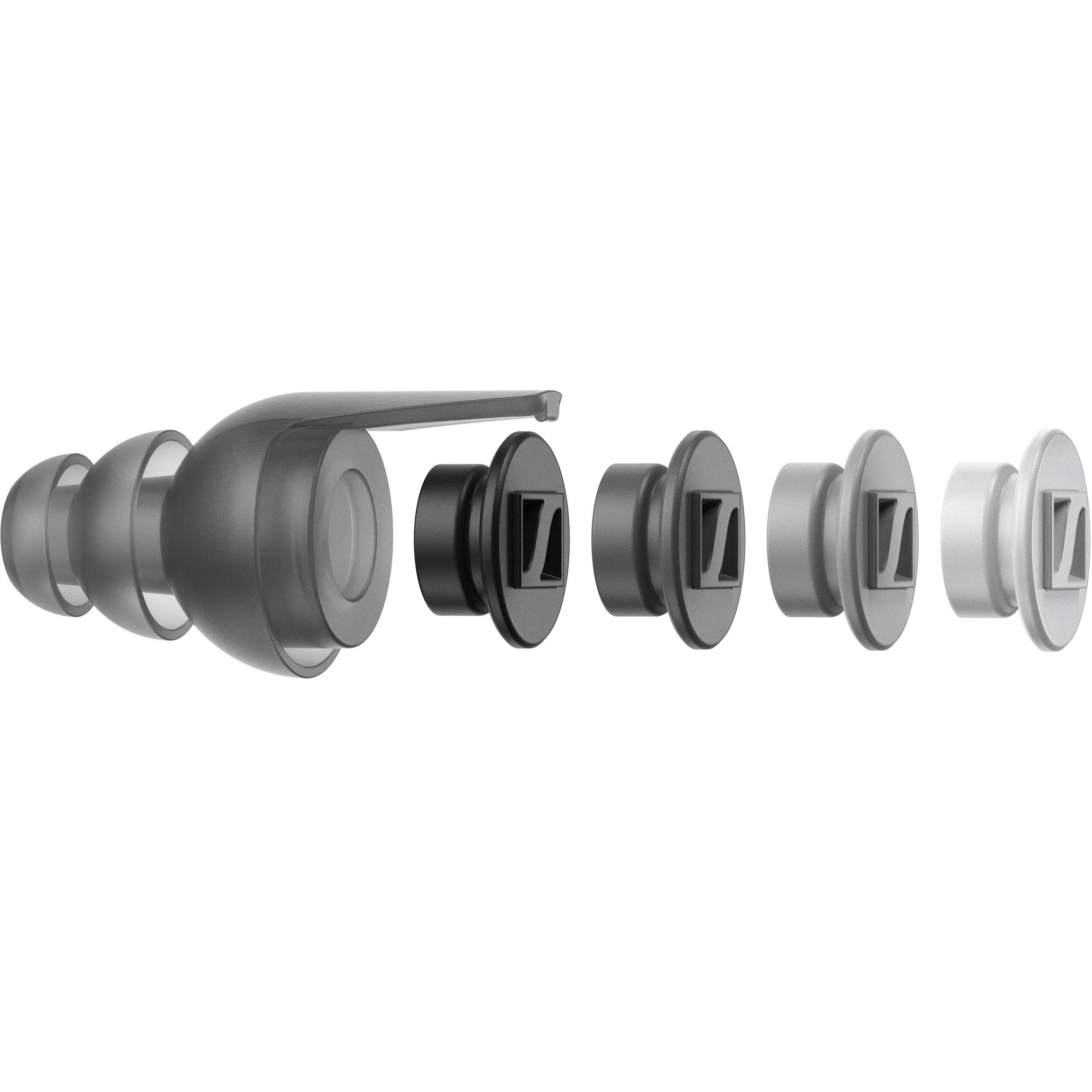 Sennheiser SoundProtex Plus hearing protection ear muffs with noise-canceling design and adjustable headband.