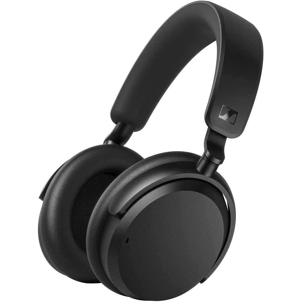 Sennheiser Accentum Wireless headphones with over-ear design and cushioned ear cups, black color, and adjustable headband.