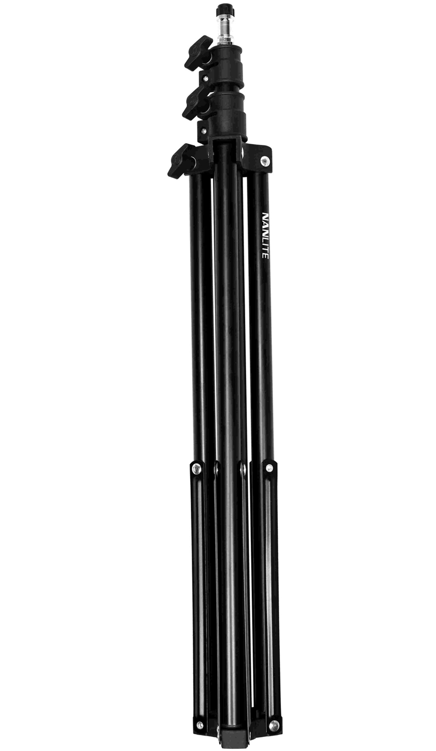 Nanlite LS-170 video lighting stand with adjustable height and sturdy tripod design for professional studio and on-location use.