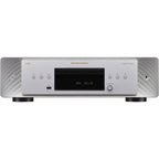 Marantz CD 60 CD player with a sleek black design, showcasing the front panel with control buttons and disc tray.