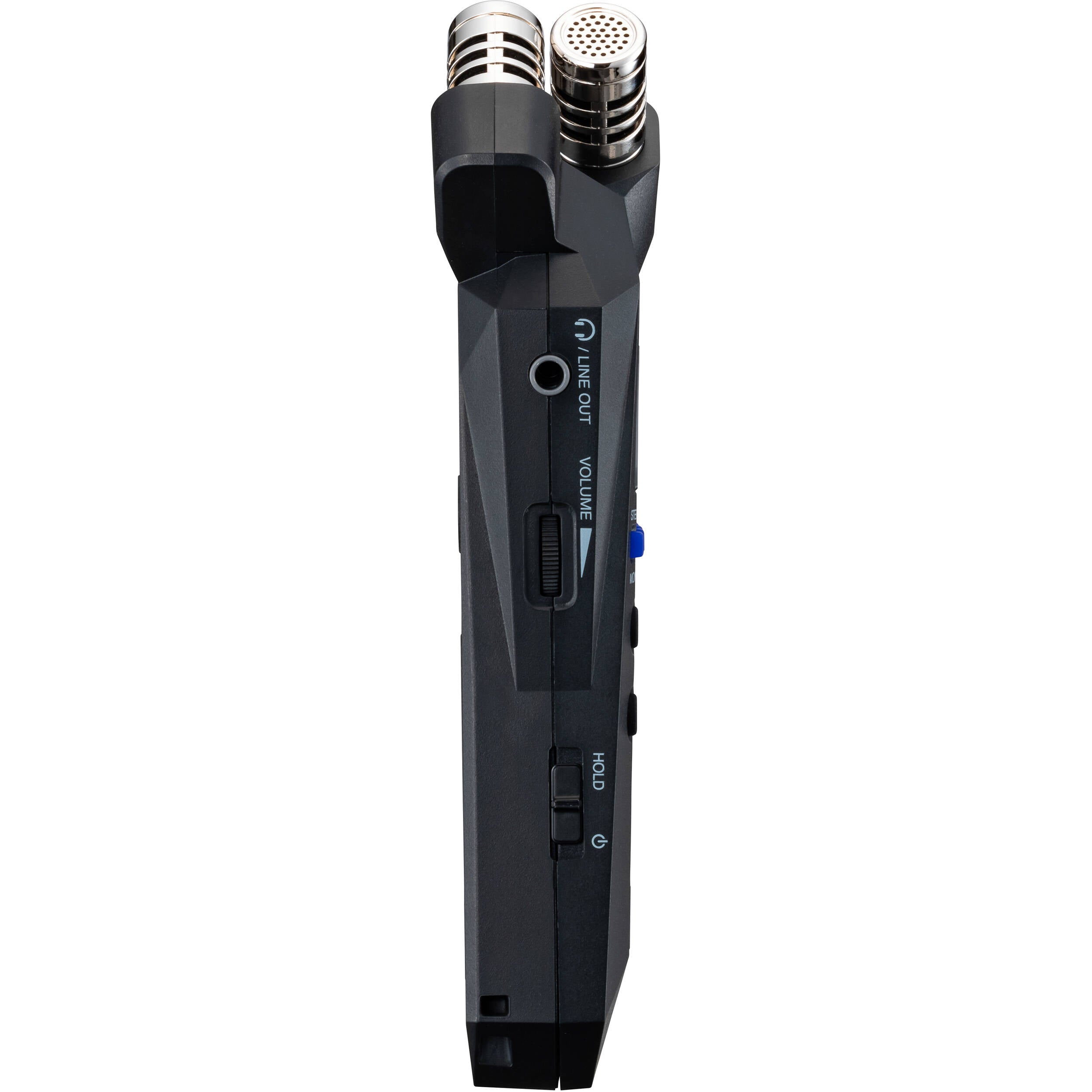 Zoom H1essential digital recorder with compact design and built-in microphones, ideal for high-quality audio recording.
