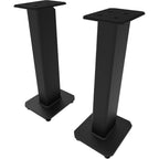 Kanto Audio SX 26-inch speaker stands supporting audio speakers with adjustable height and sturdy design.