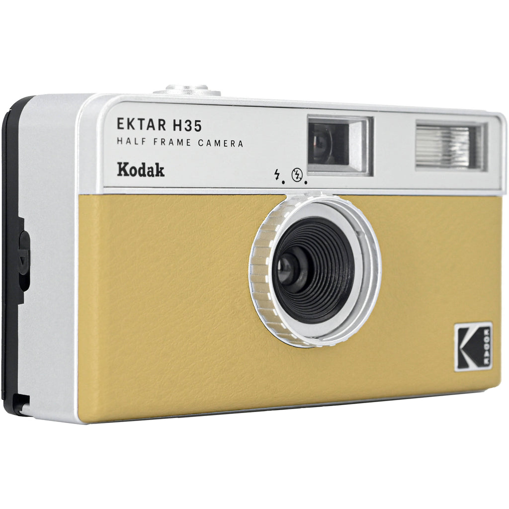Kodak EKTAR H35 Half Frame Camera, compact instant camera with vintage design and black finish, ready for instant photography.