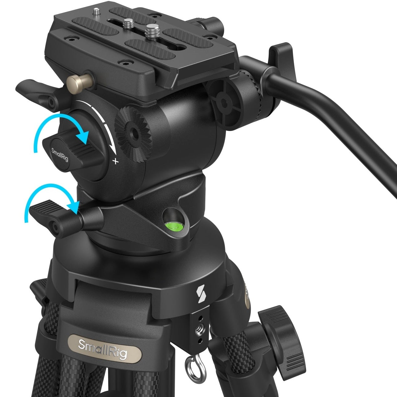 SmallRig AD-50 Lightweight Video Carbon Fiber Tripod Kit (4685)