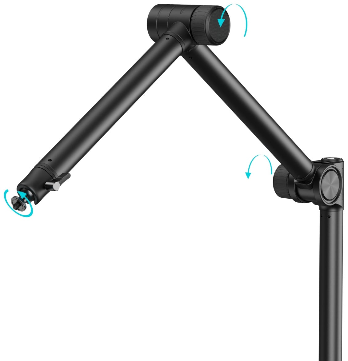 SmallRig small desk overhead bracket for photography and live streaming, featuring adjustable support and sturdy construction.