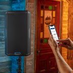 Alto Professional TS408 PA speaker system with black enclosure and control panel, designed for live sound reinforcement.