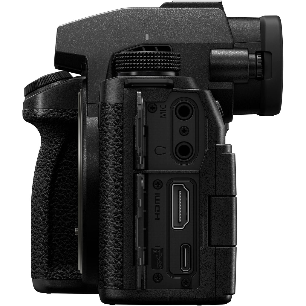 Panasonic Lumix S5M2X video camera with 20-60mm lens kit, compact digital cinema camera for professional video recording.