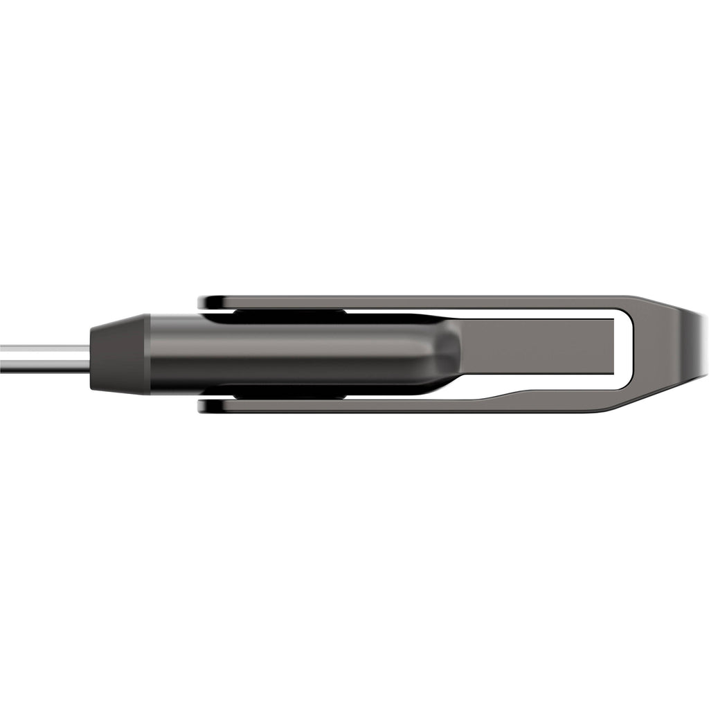 Lexar JumpDrive D400 USB 3.1 2-in-1 flash drive showing dual connectors and sleek design for fast data transfer.