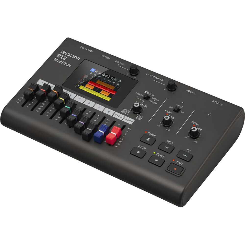 配信機器・PA機器・レコーディング機器 ZOOM R12 PORTABLE PRODUCTION STUDIO Zoom R12 | Portable 8-Track Recorder & USB Audio Interface | Soundium