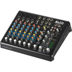 Alto Professional TrueMix 800FX analog mixer with multiple input channels and professional audio controls.