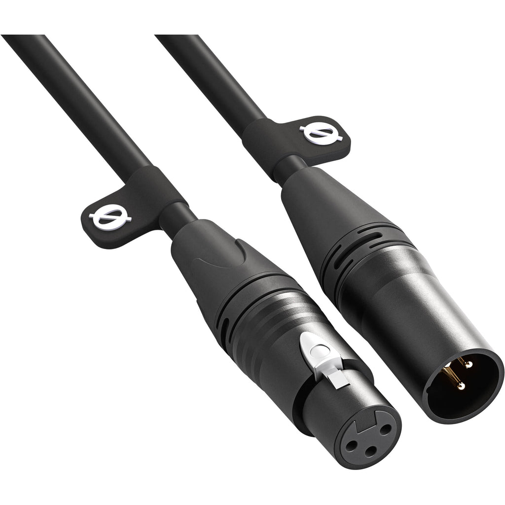 Rode XLR-Female to XLR-Male cable displaying black cable with XLR connectors on each end for professional audio connections