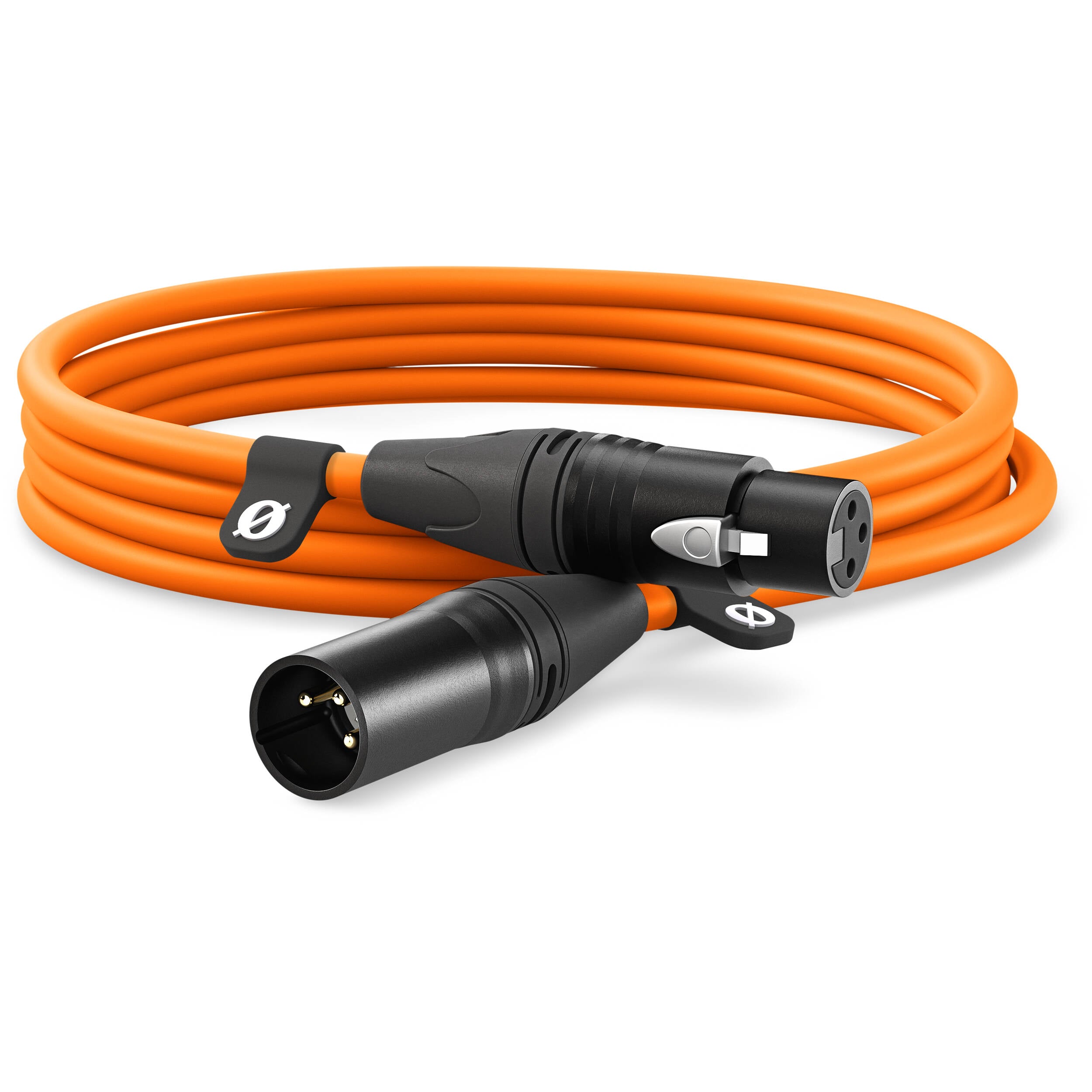 Rode XLR-Female to XLR-Male professional audio cable with connectors, designed for high-quality sound connections.