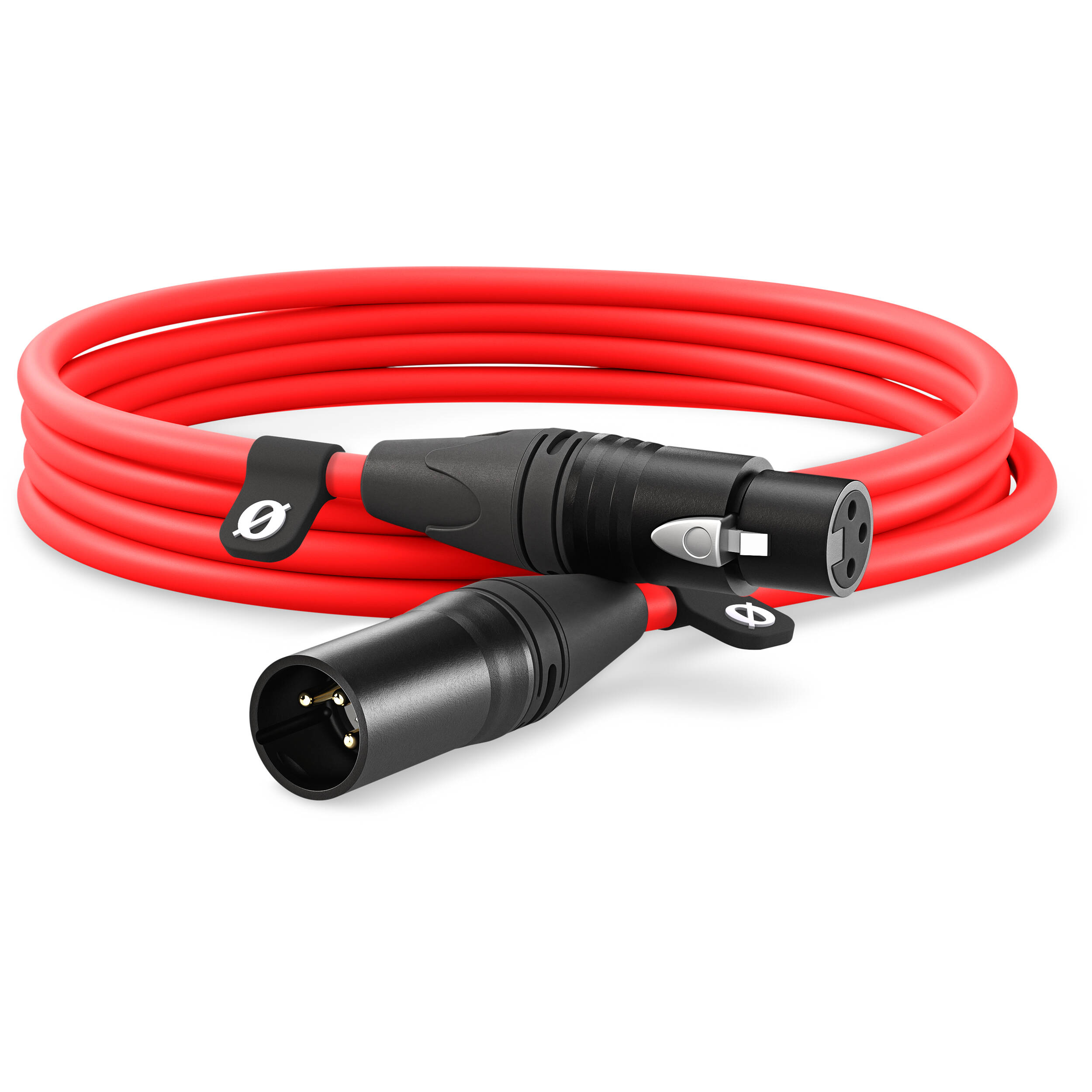 Rode XLR-Female to XLR-Male cable for professional audio connections, showing the cable with connectors on each end.