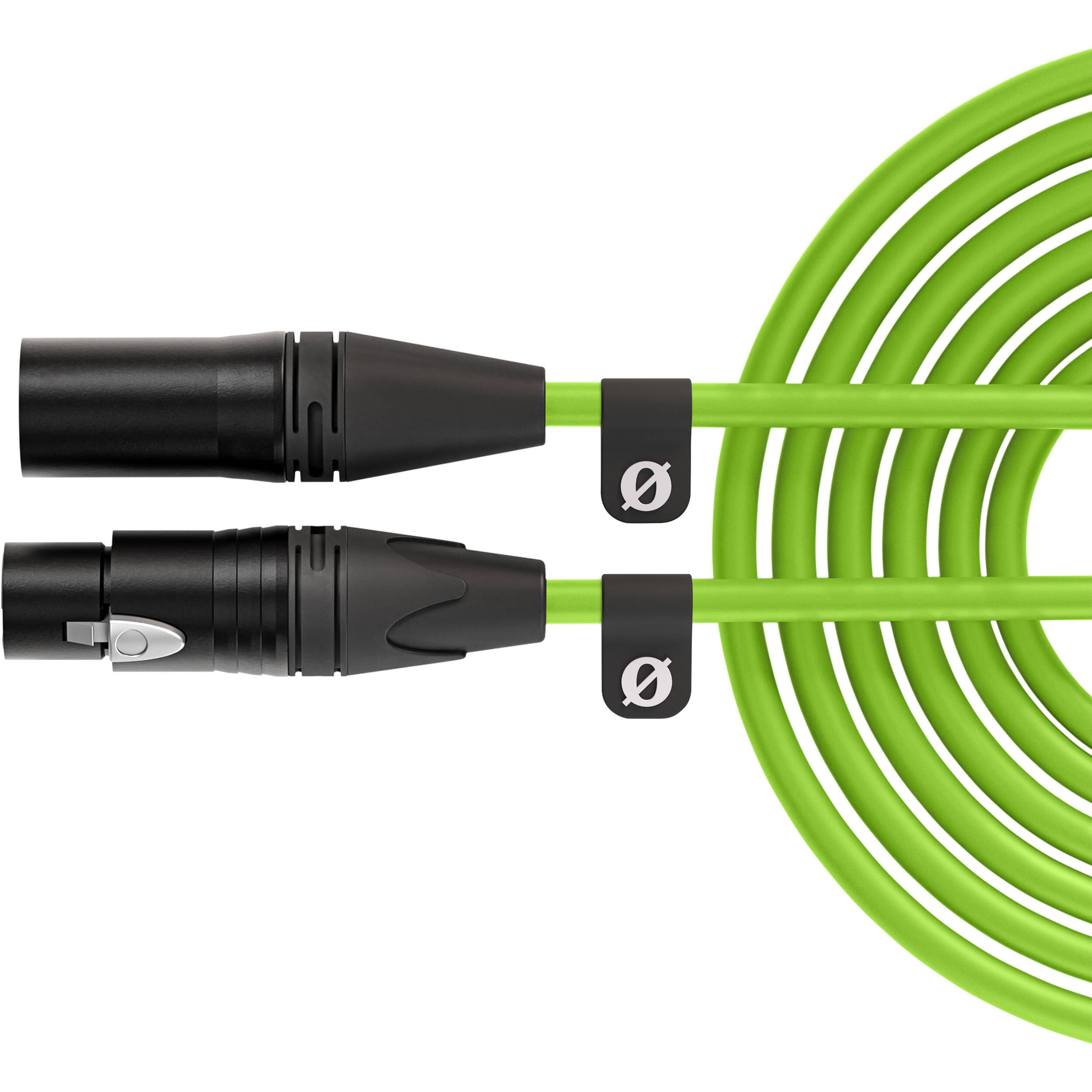 Rode XLR-Female to XLR-Male audio cable, professional XLR to XLR cable for microphone connections, black with connectors visible