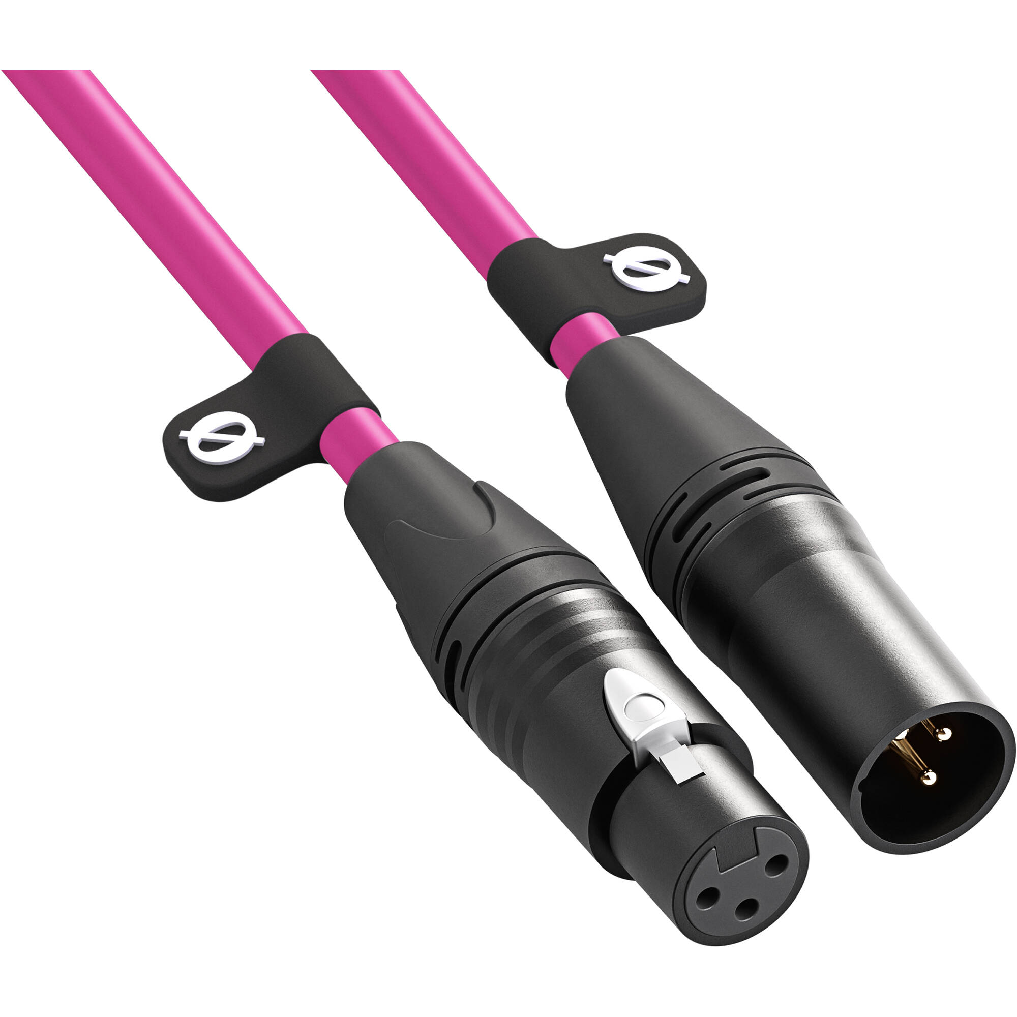 Rode XLR-Female to XLR-Male audio cable with silver connectors and black cable sheath for professional sound equipment.