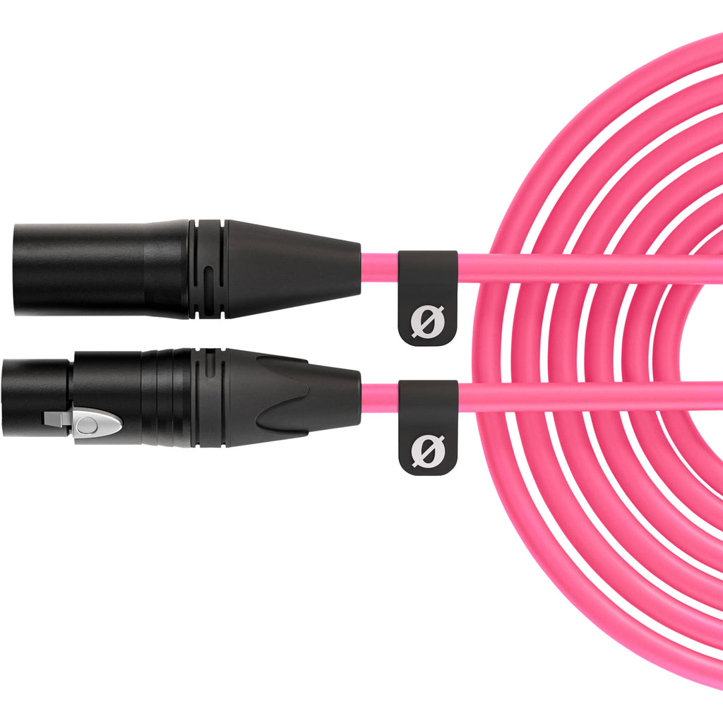 Rode XLR-Female to XLR-Male audio cable with black connectors and cable, suitable for professional microphone and audio equipment.