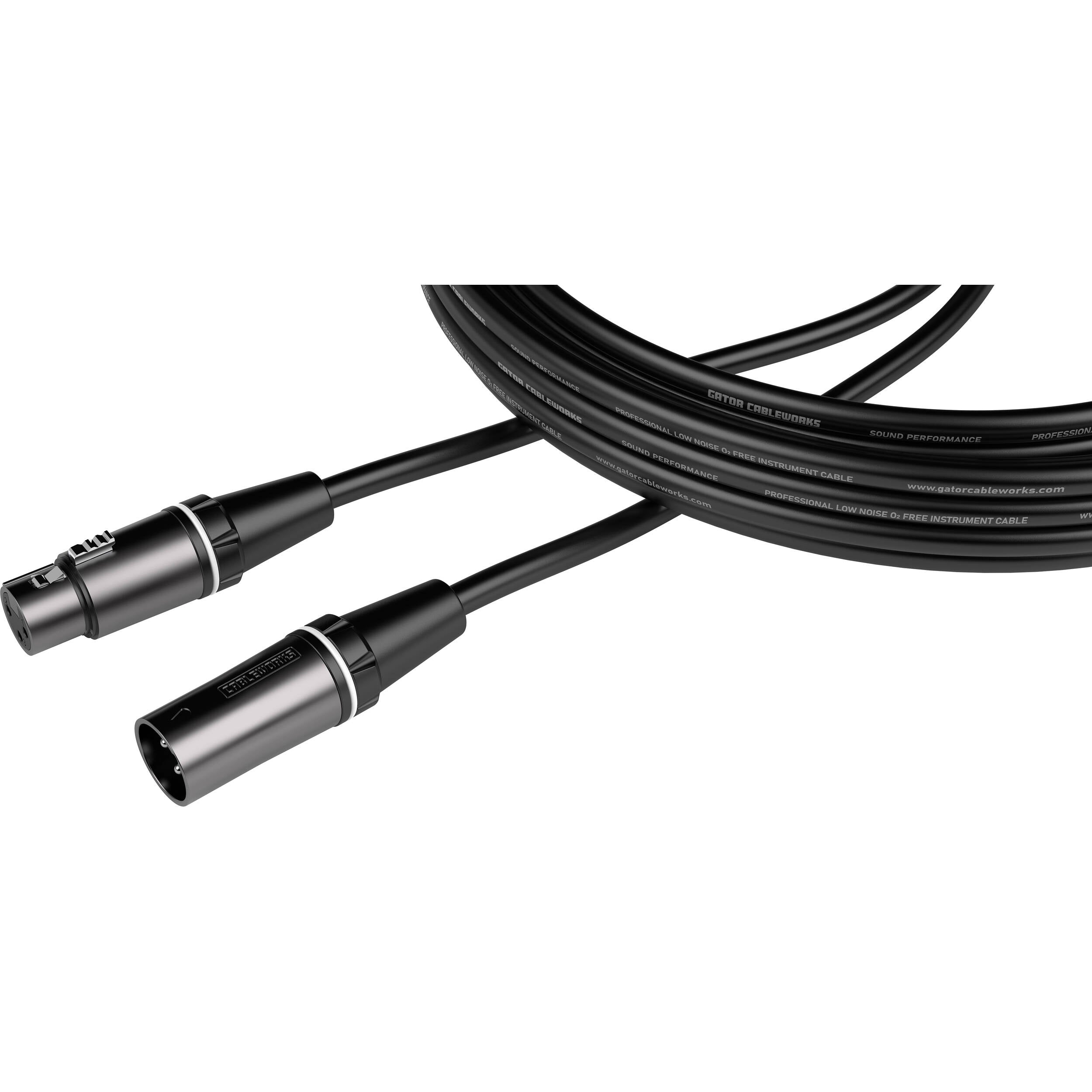 Gator Composer Series GCWC-XLR-30 XLR female to XLR male audio cable, 9 meters long, for professional audio connections.