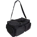 Gator G-CABLEBAG-LG large pro audio cable bag with multiple compartments and durable black fabric for organized equipment storage