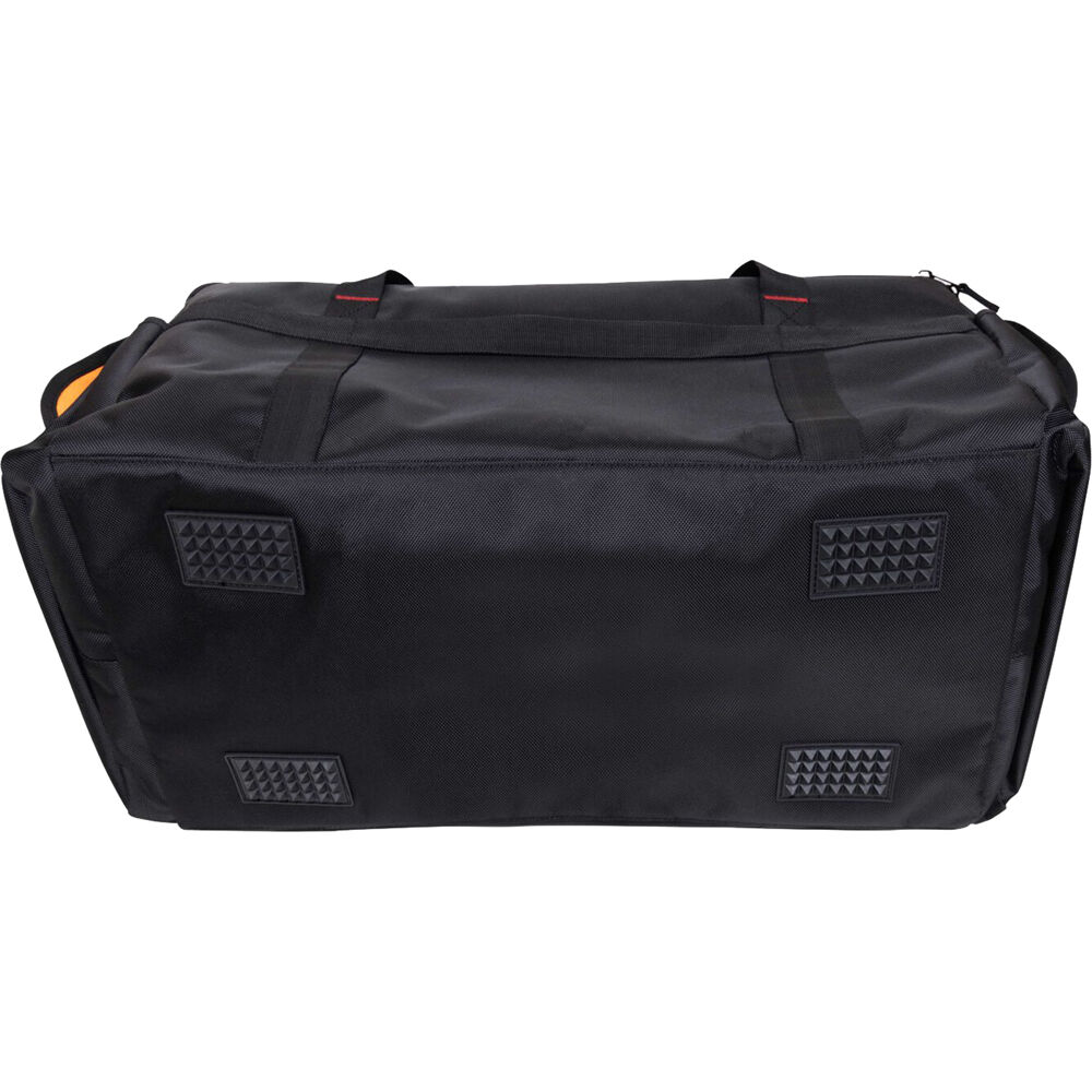 Gator G-CABLEBAG-LG large pro audio cable bag with multiple compartments and durable black fabric for organized cable storage