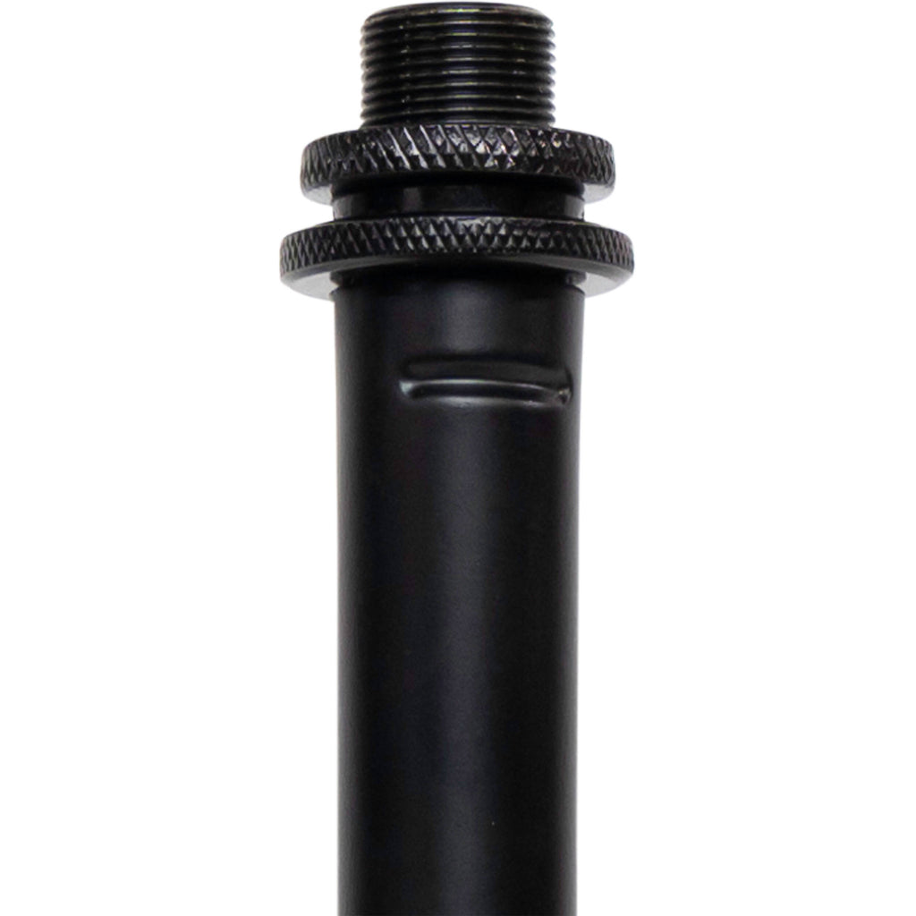 Shure SH-DESKTOP1 desktop microphone stand with adjustable arm and stable base, ideal for recording or broadcasting.