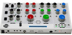 Erica Synths Bullfrog desktop synthesizer with knobs, switches, and patch points for electronic music production.