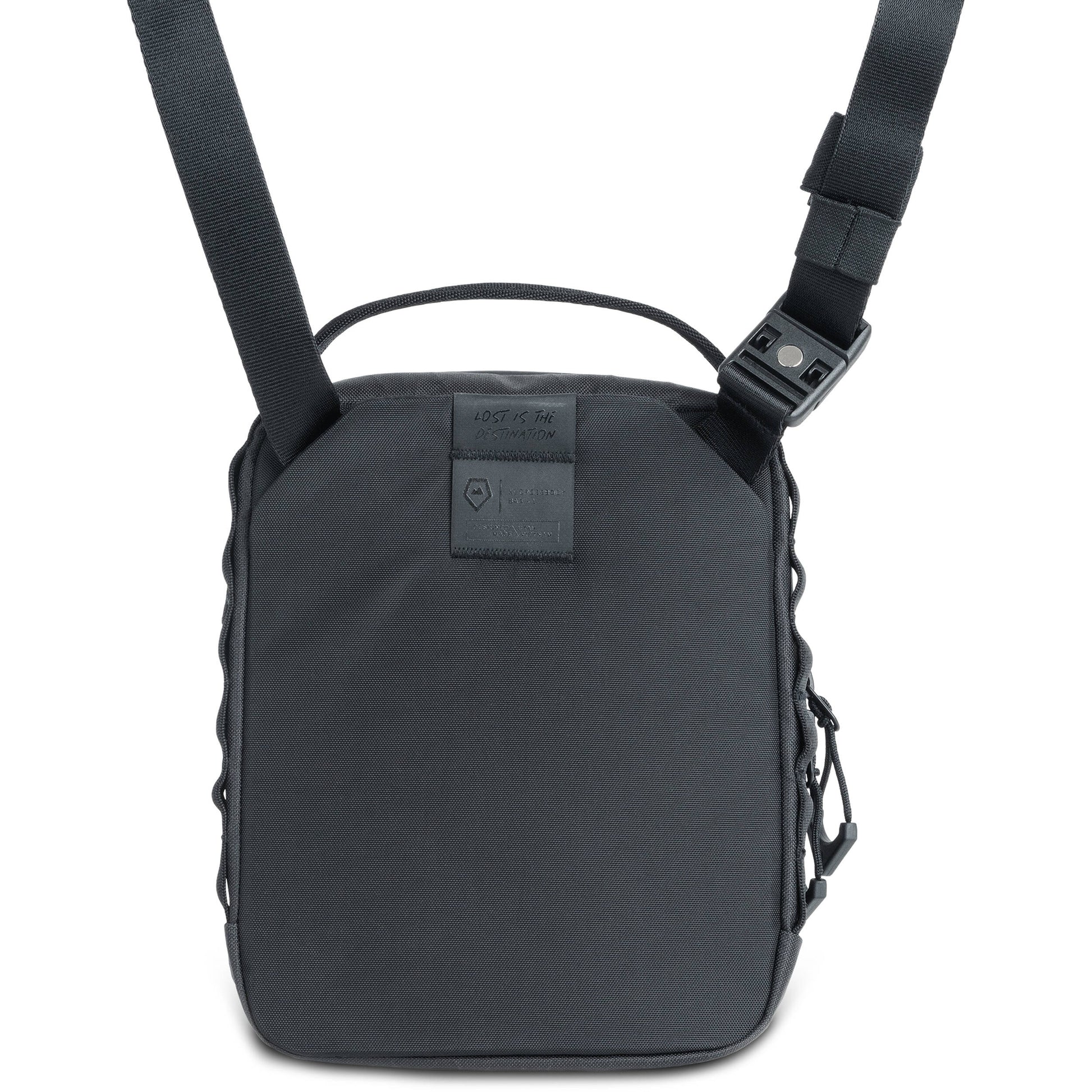 Wandrd X1 Cross Body video equipment bag with adjustable strap and padded compartments for camera gear and accessories.