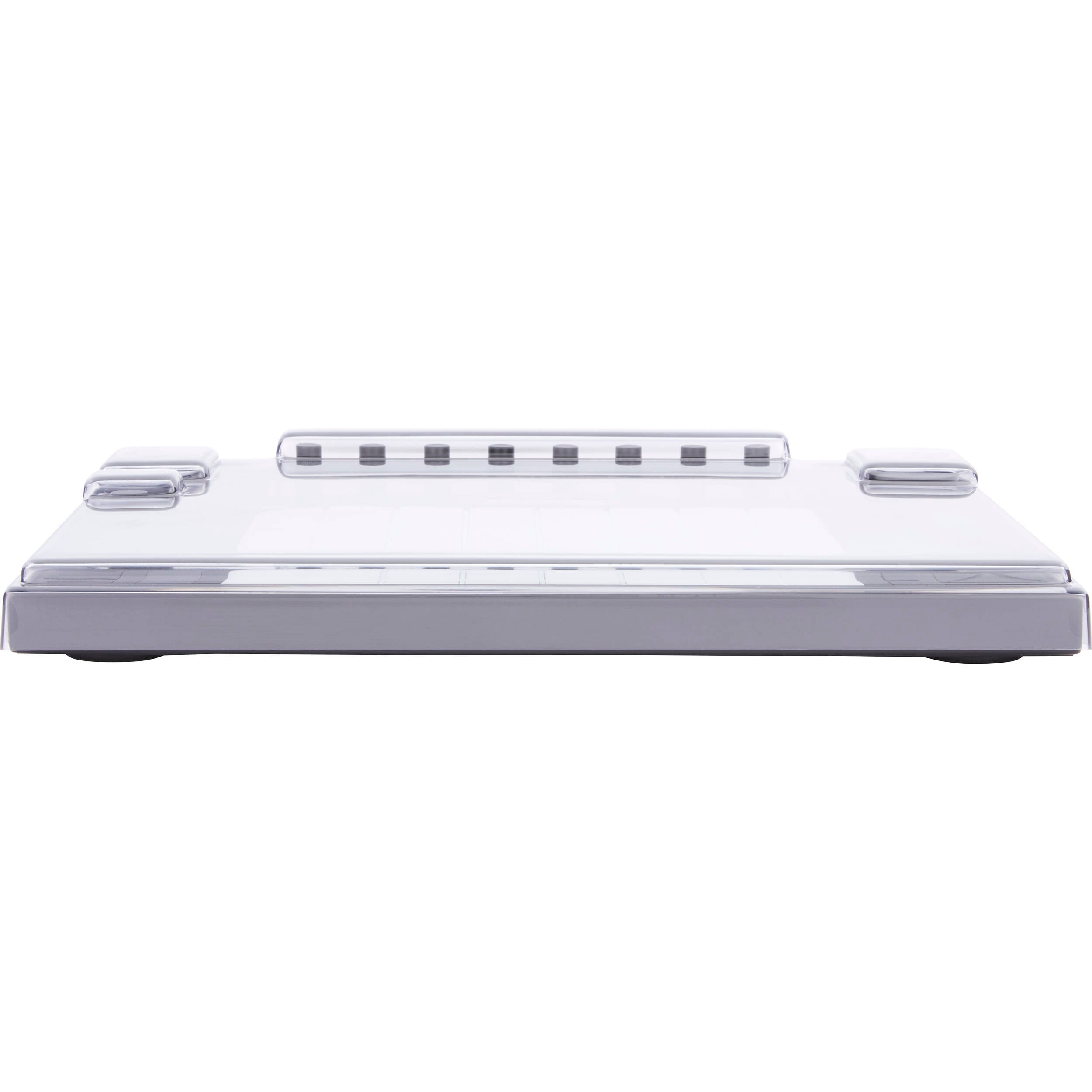 Decksaver Push 3 DJ cover protecting Ableton Push 3 controller, transparent plastic material, custom fit for secure storage