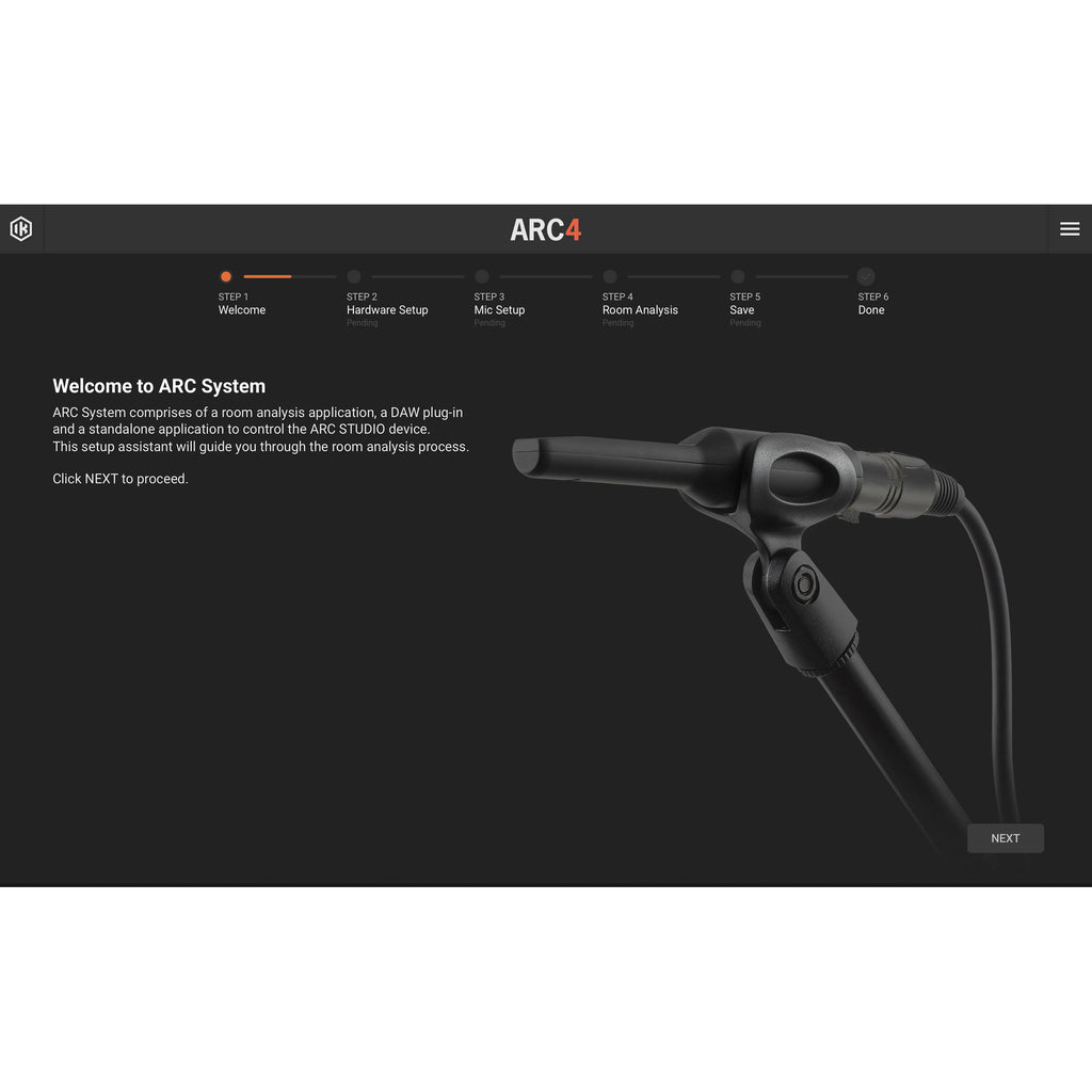 Arc Control Setup Customize Clean IK Multimedia ARC Studio | Soundium - Hardware Room Correction