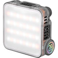 Zhiyun Fiveray M20 bi-color LED lights showing adjustable panels and control buttons for professional lighting.